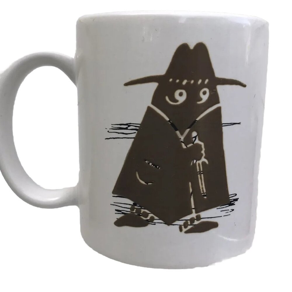 VT& 80s Cartoon Coffee Tea Cup Mug Linyi Silver Phoenix Office Humor Retro